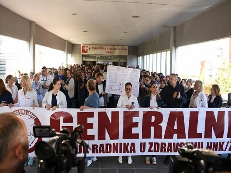 Ročište odgođeno: Zdravstveni radnici u HNK u štrajku