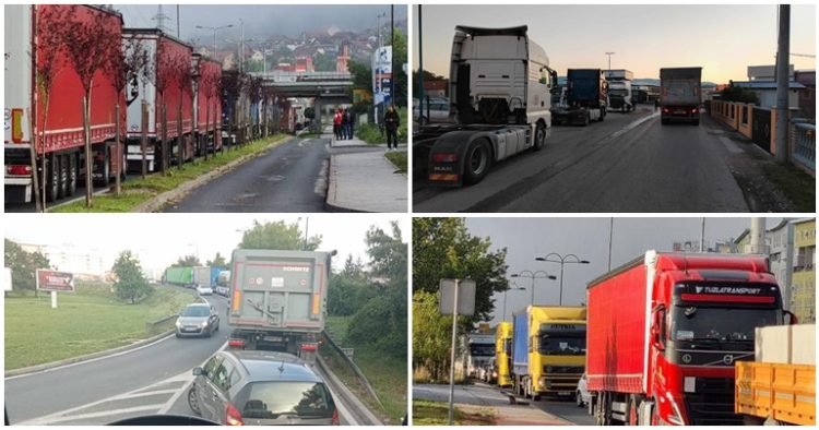 Blokiran teretni saobraćaj u BiH