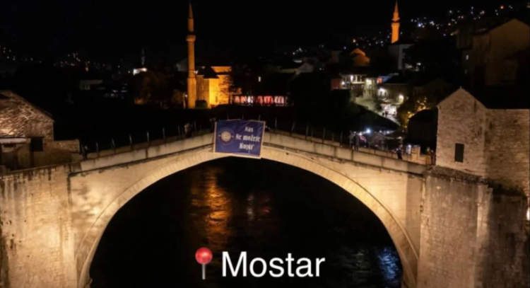 Zanimljiva poruka osvanula na Starom mostu