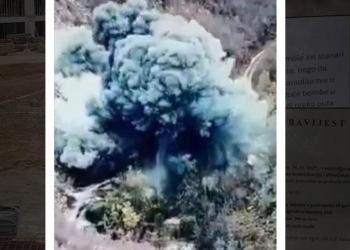 VIDEO: Pogledajte detonaciju bombe pronađene u Mostaru