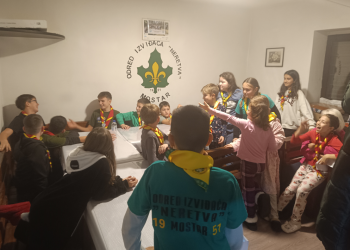 Izviđački vikend na Ruištu – druženje tri odreda izviđača