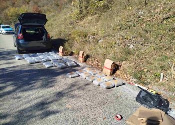Uhapšen pripadnik MUP-a HNK sa 50 kilograma droge u automobilu