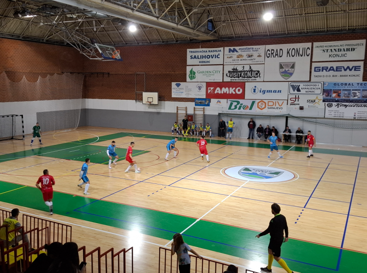 Veležu bod u Konjicu, Kiše poražene na otvaranju sezone Druge futsal lige FBiH