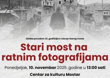 Izložba “Stari most na ratnim fotografijama” u Centru za kulturu Mostar