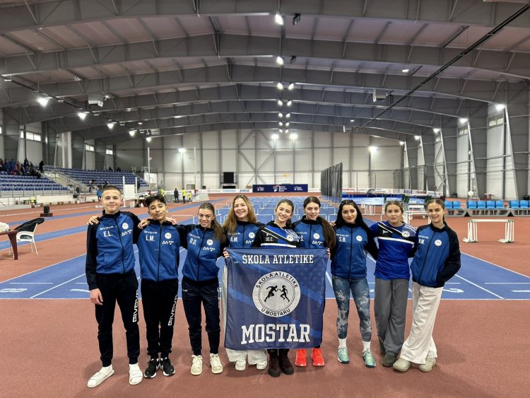 Odličan nastup mladih mostarskih atletičara na Međunarodnom dvoranskom mitingu u Beogradu