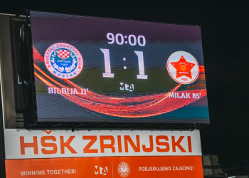 Mostarski derbi bez pobjednika: Zrinjski i Velež remizirali 1:1 pod Bijelim Brijegom