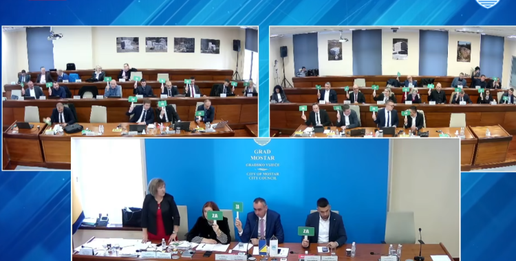 Gradsko vijeće Mostara usvojilo nacrt budžeta za 2026. godinu