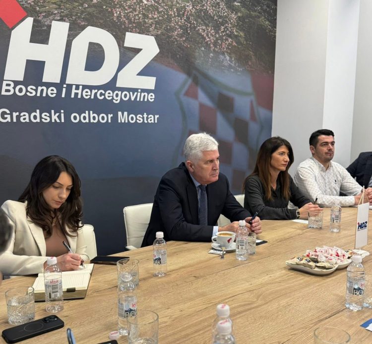 Sjednica Predsjedništva Gradskog odbora HDZ BiH Mostar: Razvoj grada i snažna podrška institucijama hrvatskoga naroda