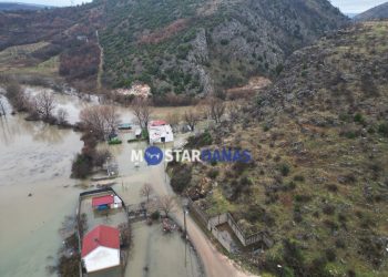 Snimci iz zraka otkrivaju posljedice poplava nakon izlijevanja Bune i Bunice