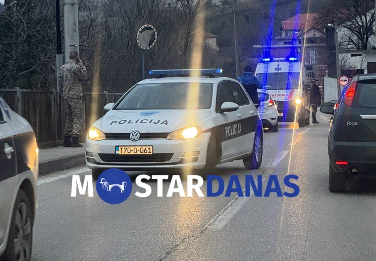 Automobil udario pješaka u Dračevicama, saobraćaj se odvija jednom trakom