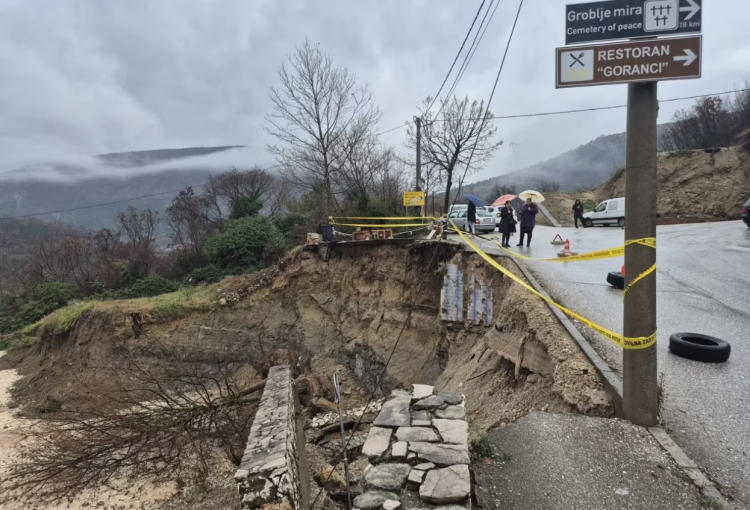 Grad Mostar najavio sanaciju klizišta u Cimu
