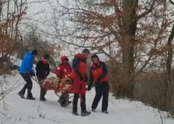VIDEO: GSS Prenj kod Konjica pomogao u prijenosu pacijenta s moždanim udarom