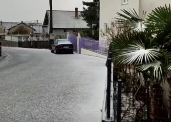 VIDEO: Snijeg danas prekrio Bijelo Polje, večeras moguć i u užem dijelu Mostara