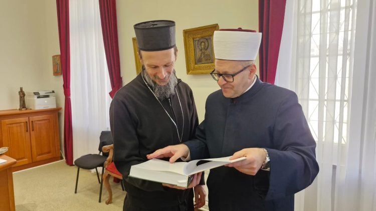 Muftija mostarski dr. Salem-ef. Dedović posjetio mitropolita Dimitrija