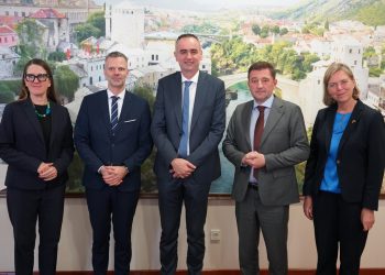 Mostar: Ambasadori Danske, Švedske i Norveške u posjeti Gradskoj upravi