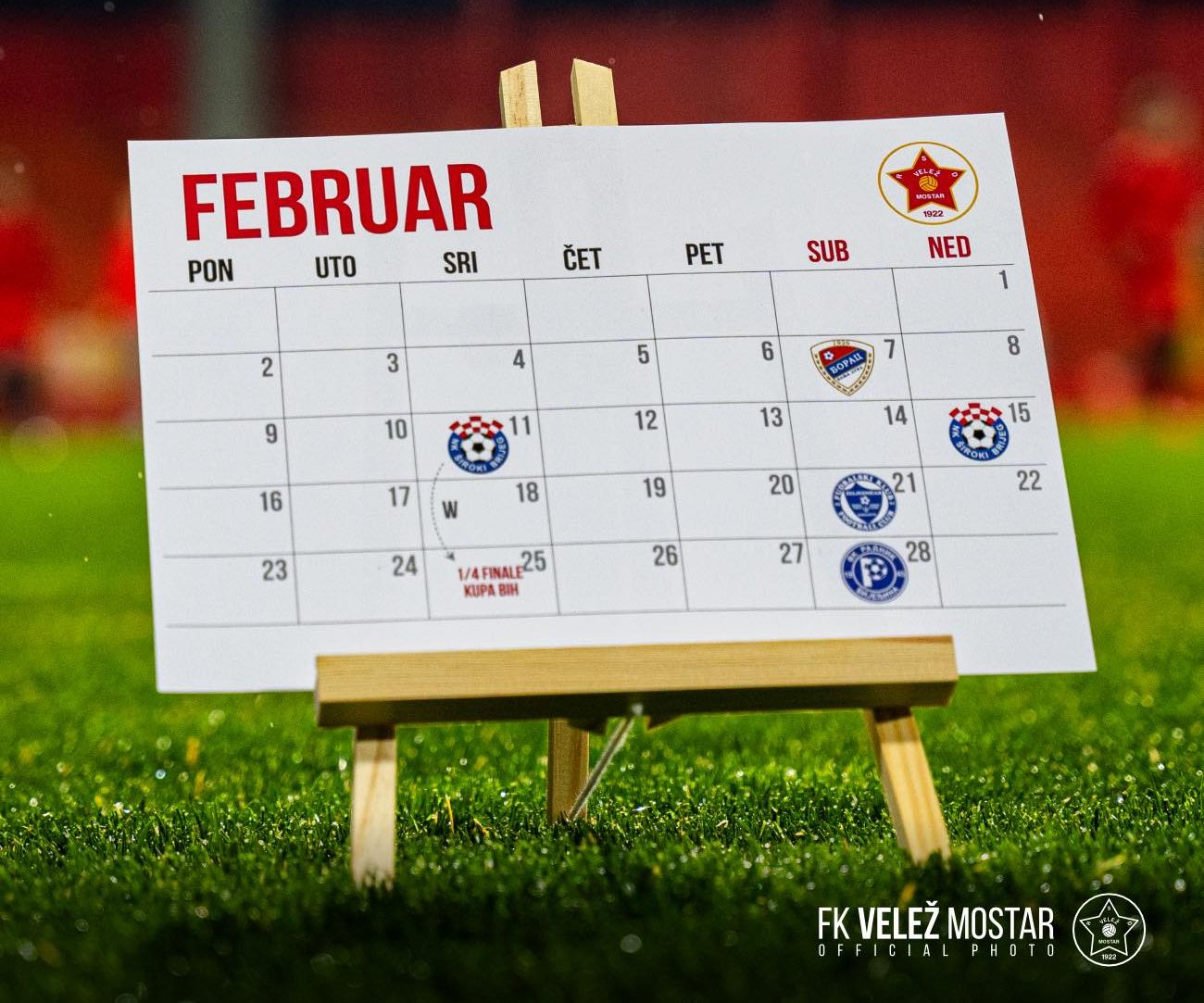 Kup BiH: FK Velež večeras dočekuje Široki Brijeg