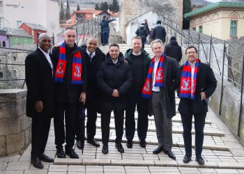 Rahimić ugostio ambasadora Ujedinjenog Kraljevstva i predstavnike Crystal Palacea u Starom gradu