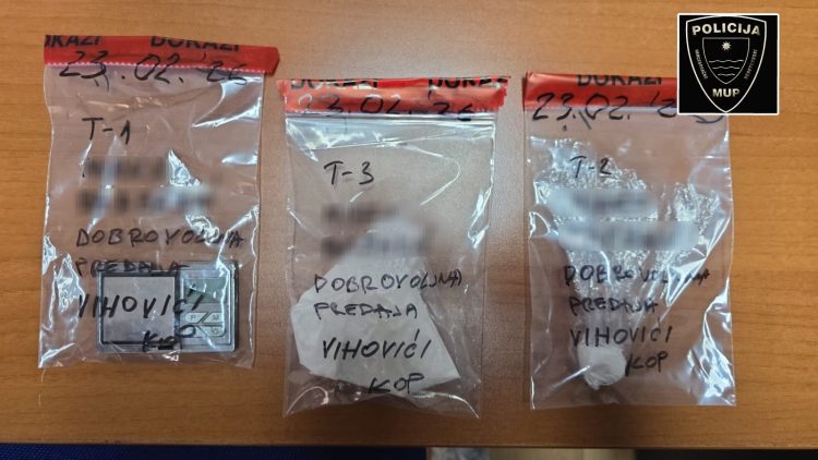 Mostar: Jedna osoba privedena zbog posjedovanja opojne droge