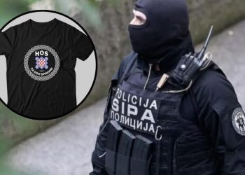 Prodavali majice sa ustaškim motivima, SIPA im upala u kuću