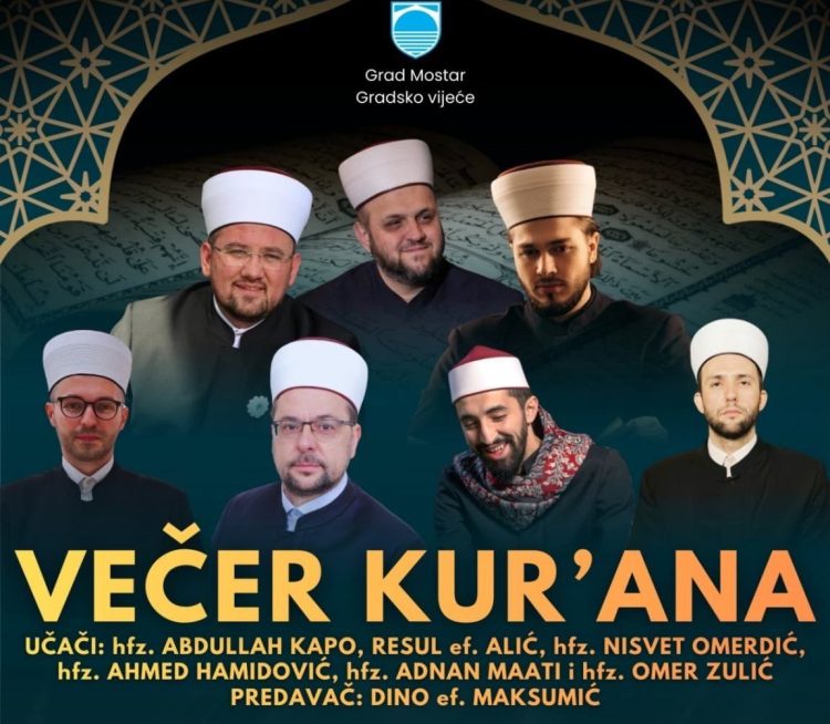 Manifestacija Ramazan u Mostaru: Večer Kur’ana u Narodnom pozorištu