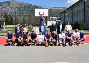 Otvoreni obnovljeni košarkaški teren i outdoor gym na Univerzitetu “Džemal Bijedić” u Mostaru