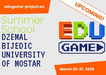 2. ljetna škola Erasmus+ projekta EduGAME na Univerzitetu „Džemal Bijedić“ u Mostaru