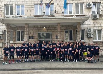 Djelatnici MUP-a HNK učestvovali u humanitarnoj utrci „Mostar Run Weekend 2026.“