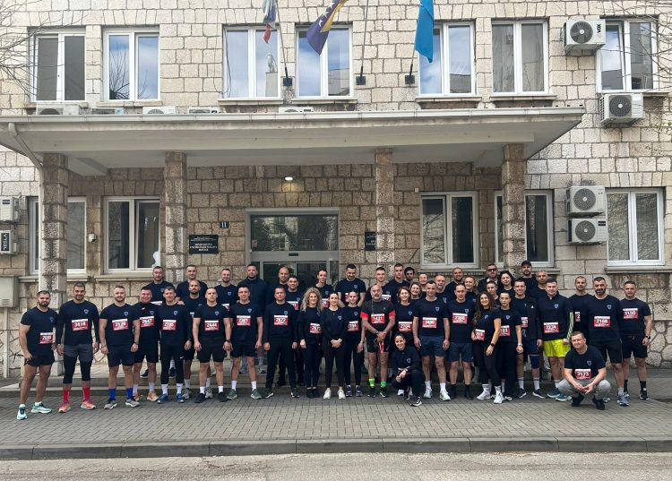 Djelatnici MUP-a HNK učestvovali u humanitarnoj utrci „Mostar Run Weekend 2026“