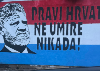 Mostar: Uklanja se mural koji veliča presuđenog ratnog zločinca Slobodana Praljka