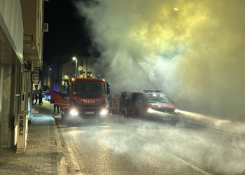 Požar u mostarskom naselju Luka: Izgorio automobil, bez povrijeđenih