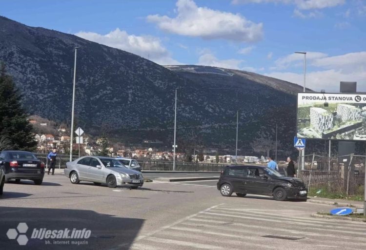 Haotično poslijepodne u Mostaru: Tri saobraćajne nesreće u razmaku od sat vremena