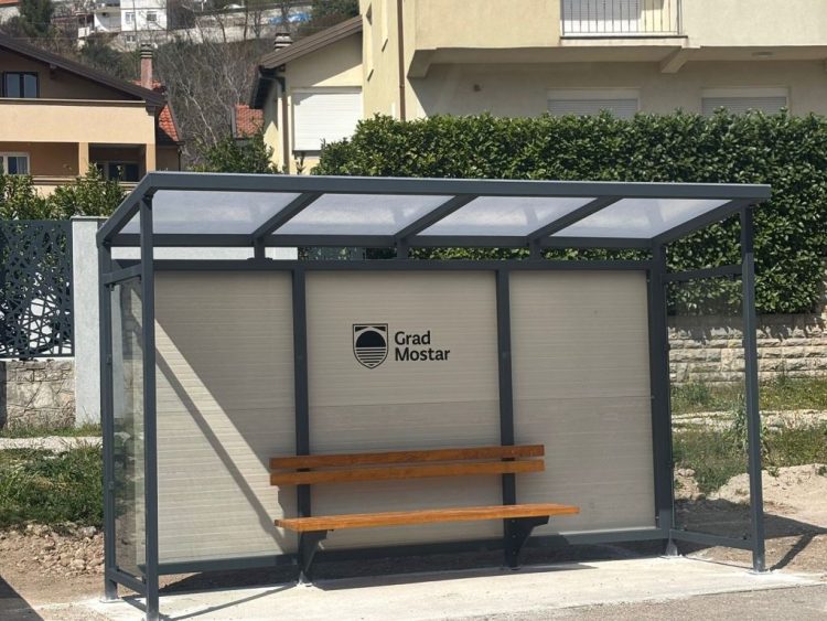 Grad Mostar realizuje projekt izgradnje autobusnih stajališta na području Grada Mostara