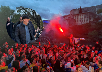 Stari most u bojama zastave Bosne i Hercegovine: Mostar priredio nezaboravan doček Sergeju Barbarezu