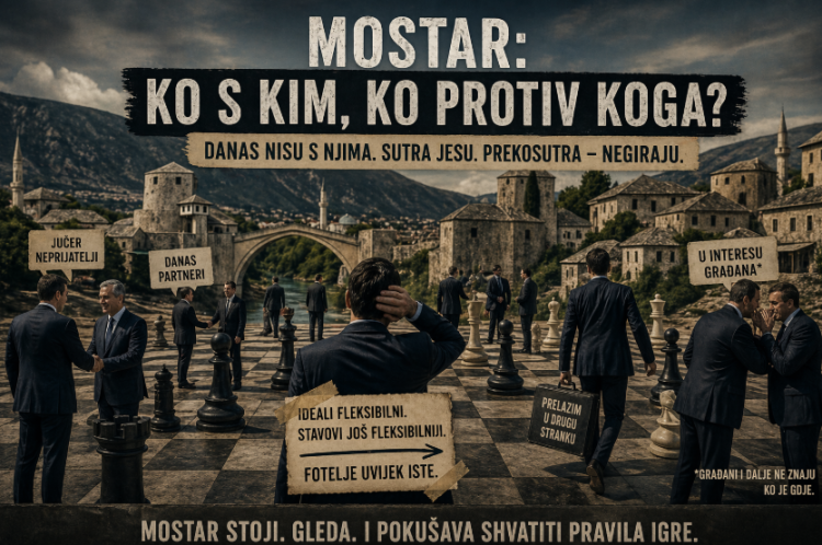 Mostarska politička slagalica: Ko je s kim, a ko samo čeka red?