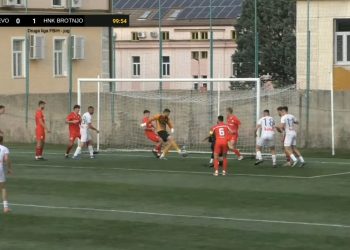 (VIDEO) Bivši golman Veleža pogodio u desetoj minuti sudijske nadoknade i donio svom timu vrijedan bod