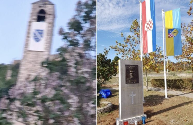 Gradska uprava Čapljine osudila postavljanje zastave sa ljiljanima na kulu u Počitelju, ni riječi o spomeniku ratnom zločincu Slobodanu Praljku