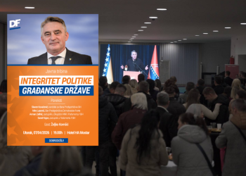 Trinaest godina DF-a obilježit će se u Mostaru, dolazi i predsjednik Komšić!