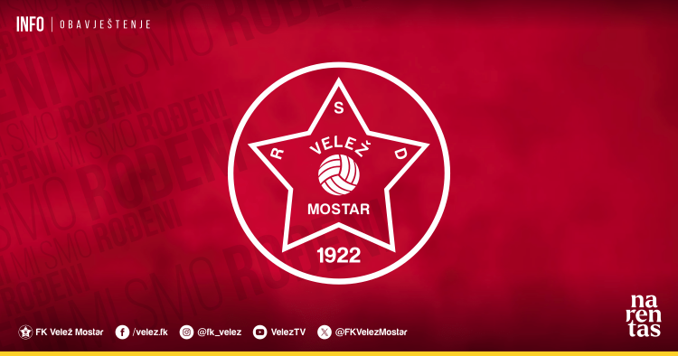 FK Velež traži trenere: Prilika za rad sa Rođenima