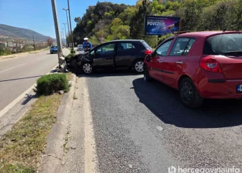 Saobraćajna nesreća na novoj gradskoj magistrali u Mostaru