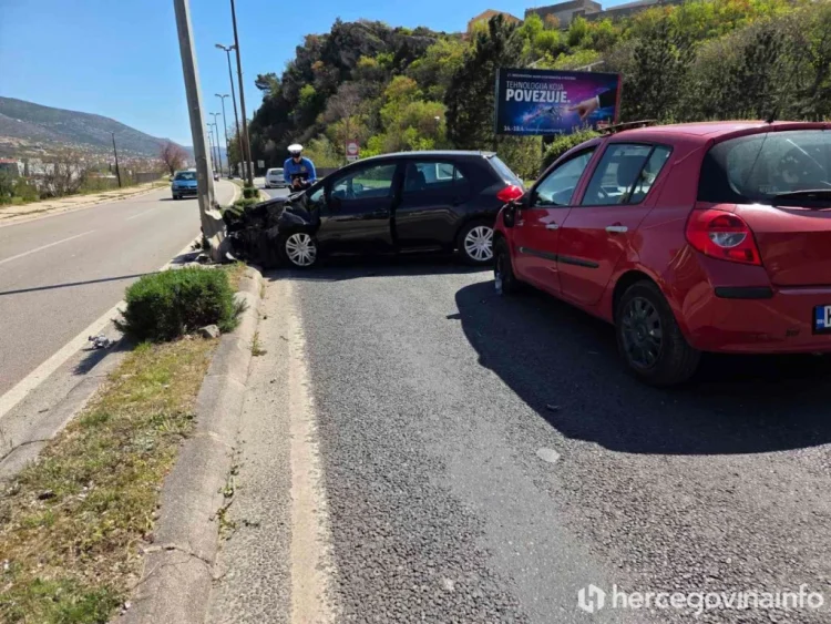 Saobraćajna nesreća na novoj gradskoj magistrali u Mostaru