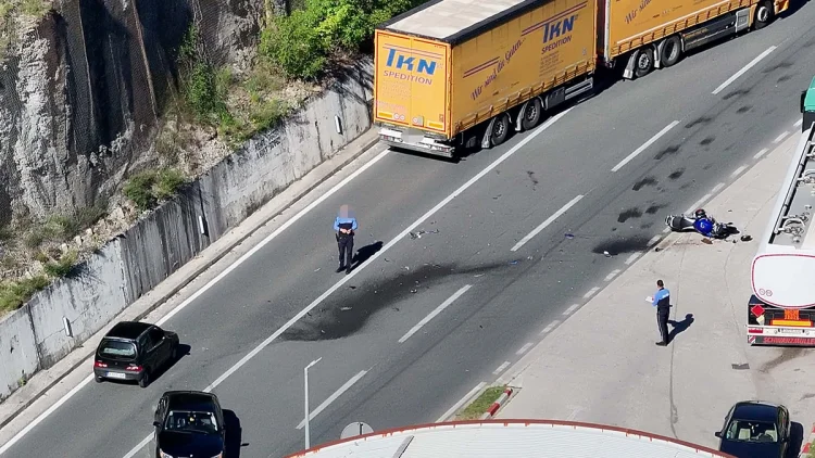 Sudar motocikliste i putničkog vozila u Jablanici na magistralnom putu M-17