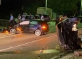 Teška saobraćajna nesreća u Hercegovini, automobil završio na boku