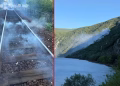 Čak devet požara izbilo uz prugu Mostar – Sarajevo, mještani sumnjaju na podmetanje