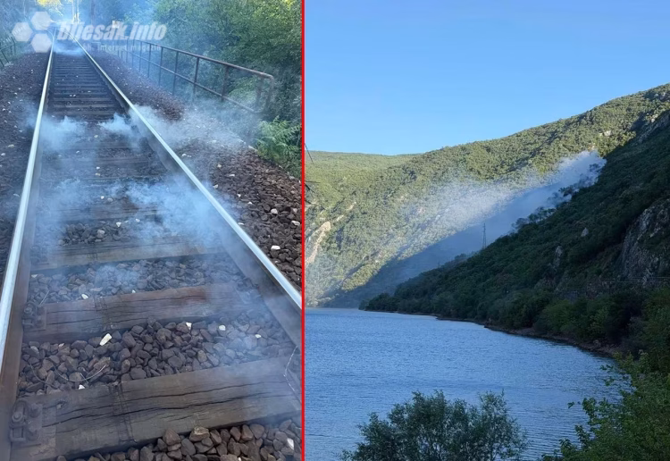 Čak devet požara izbilo uz prugu Mostar – Sarajevo, mještani sumnjaju na podmetanje