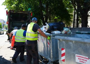 JP Komunalno Mostar: U toku uklanjanje nagomilanog otpada, slijedi pranje ulica