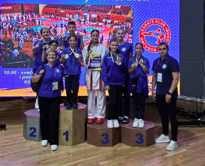 Karate klub Blagaj osvojio devet medalja na turniru „Bugojno Open 2026“