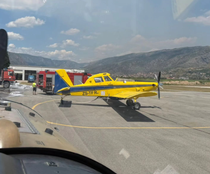 Mostar: Air Tractori u jednom danu izbacili 120.000 litara vode na požarišta