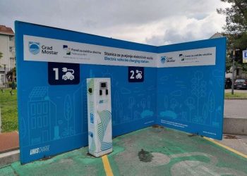 Grad Mostar postavio nove javne punionice za električna vozila