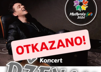 Otkazan koncert Dženana Lončarevića u okviru „Mostarskog ljeta“