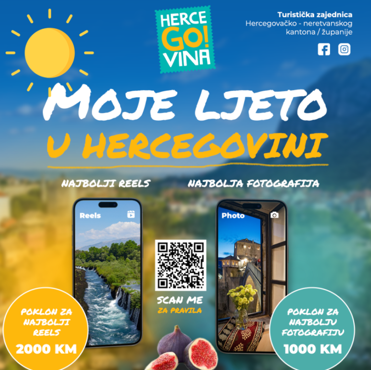 Turistička zajednica HNK: Pokrenuta kampanja „Moje ljeto u Hercegovini“